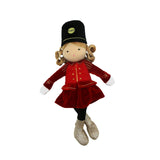 Plush Soldier Girl Doll