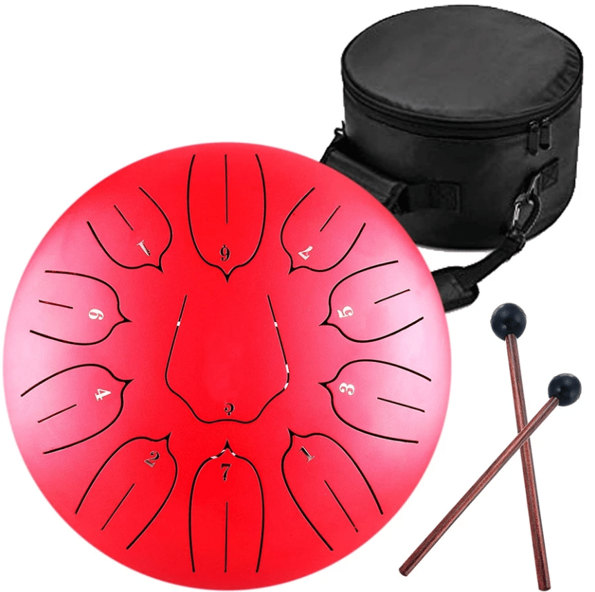 ALLOY STEEL TONGUE DRUM 10 Inch 11 Notes
