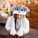 Jumping Hats Children Women Warm Plush