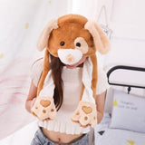 Jumping Hats Children Women Warm Plush