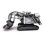 RC Liebherr R 9800 Excavator Motor Car building blocks Compatible Lego Technic Building Blocks