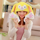 Jumping Hats Children Women Warm Plush