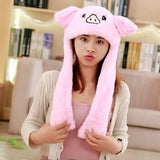 Jumping Hats Children Women Warm Plush