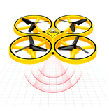 Gesture control four-axis LED light