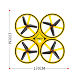 Gesture control four-axis LED light