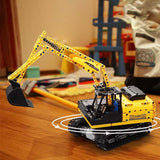 544pcs Assembled City Technic Engineering Excavator RC Car Building blocks Compatible Lego Set