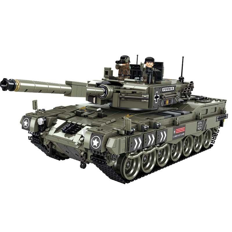 Leopard 2 Main battle Tank Military Series building blocks toy Compatible Lego tank