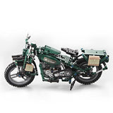 550Pcs Electronic Two-Wheeled Motorcycle DIY Model Building Block Set Compatible Lego