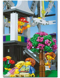 2464+pcs City Ferris Wheel Creator streetview Building Blocks Set Compatible Lego Friends Set