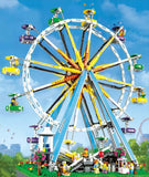 2464+pcs City Ferris Wheel Creator streetview Building Blocks Set Compatible Lego Friends Set