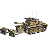 1753pcs M60 Israeli Margach Military Tank building blocks set Compatible Lego Tank