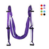 Aerial Yoga Hammock 6 Handles Strap, Home Gym Hanging Belt Swing, Anti-Gravity Aerial Traction Device