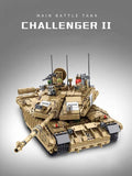 1687pcs Challenger 2 Military Main Battle Tank  building blocks set Compatible Lego Tank