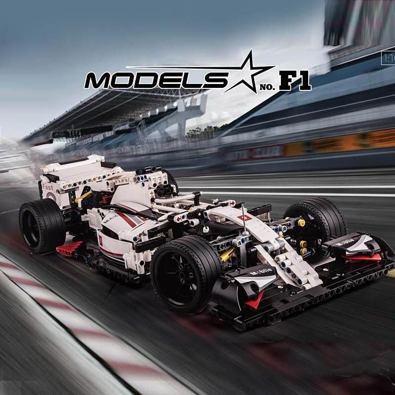 1235Pcs F1 Super Race Car Model Building Blocks Toy Set Compatible Lego Car Set