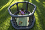 Inflated bed