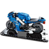 YAMAHA R1 SCOOTER Small Motorcycles Model Building Block Set Compatible Lego Set