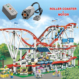 4299+pcs Roller Coaster Set Building Blocks creator expert Compatible Lego Friends Set