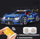1989pcs RC Mercedes C63 AMG DTM Building block car set | Building Mould King | Compatible Lego