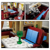 1354pcs T1 Camper Van Classic Bus Mould  Building Block Compatible Lego car set