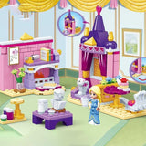 2557pcs Princess Castle Royal Celebration Sets Building Blocks Compatible Lego Friends Set