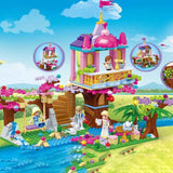 2557pcs Princess Castle Royal Celebration Sets Building Blocks Compatible Lego Friends Set