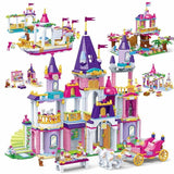 2557pcs Princess Castle Royal Celebration Sets Building Blocks Compatible Lego Friends Set