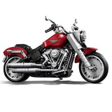 1037pcs Technic Harley Davidson Fat Boy Motorcycle Model Building Block Set Compatible Lego Set