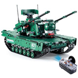 1498CPS RC Military M1A2 tank Model Building Blocks set Compatible Lego Tank