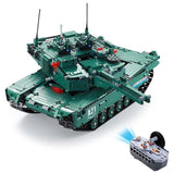 1498CPS RC Military M1A2 tank Model Building Blocks set Compatible Lego Tank