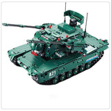1498CPS RC Military M1A2 tank Model Building Blocks set Compatible Lego Tank