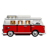 1354pcs T1 Camper Van Classic Bus Mould  Building Block Compatible Lego car set