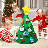 OurWarm DIY Toddler Felt Christmas Tree