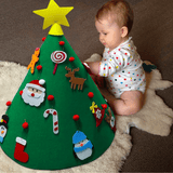 OurWarm DIY Toddler Felt Christmas Tree