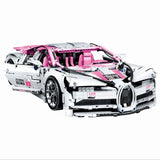 3618pcs Mini Bricks 1:10  Simulation Bugatti sports car Model Compatible Lego car set