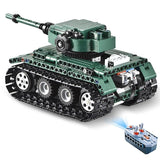 313PCS RC Military Tiger 1 Tanks Building Blocks  set Compatible Lego Tank