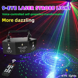 KTV™ new nine-eye laser strobe light