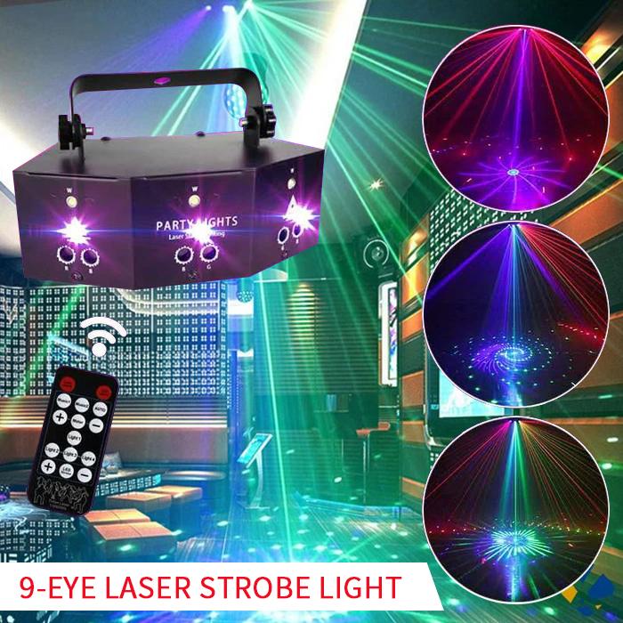 KTV™ new nine-eye laser strobe light