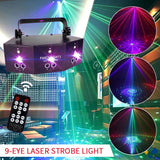 KTV™ new nine-eye laser strobe light