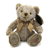 12 Inch Plush Grey Bear
