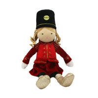 Plush Soldier Girl Doll
