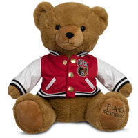 Toy Plush Anniversary Bear with Varsity Jacket