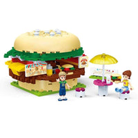 Amusement Park Hamburg eggs Building Blocks toy Compatible Lego Friends Set