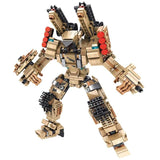 2 IN 1 BMPT Terminator Main Battle Tanks Deformation Transformer Robot Military Building Blocks Toys Sets Compatible Lego