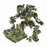 99 Main Battle Tanks Deformation Transformer Robot  Military Building Blocks toy Compatible Lego Set