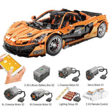 3228pcs Technic McLaren P1 Orange Racing Car Set Building Block Compatible Lego car set