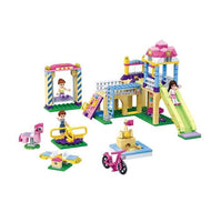 Amusement Park Crazy playground Building Blocks toy Compatible Lego Friends Set