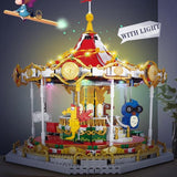 2592+pcs Expert City Fancy Carousel  Building Blocks Set Compatible Lego Set