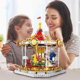 2592+pcs Expert City Fancy Carousel  Building Blocks Set Compatible Lego Set