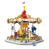 2592+pcs Expert City Fancy Carousel  Building Blocks Set Compatible Lego Set