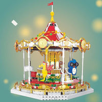 2592+pcs Expert City Fancy Carousel  Building Blocks Set Compatible Lego Set